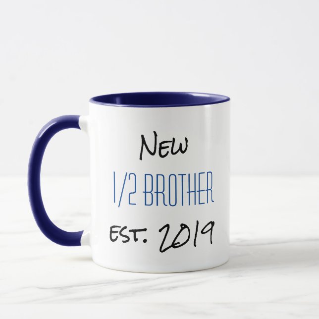 Mug Amusante nouvelle famille demi-frère relativement (Gauche)