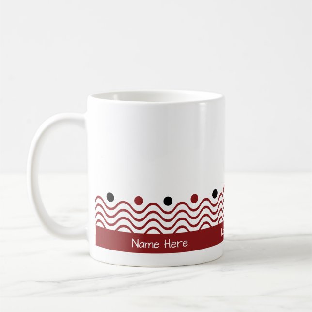 Mug Amusants en rouge (Gauche)