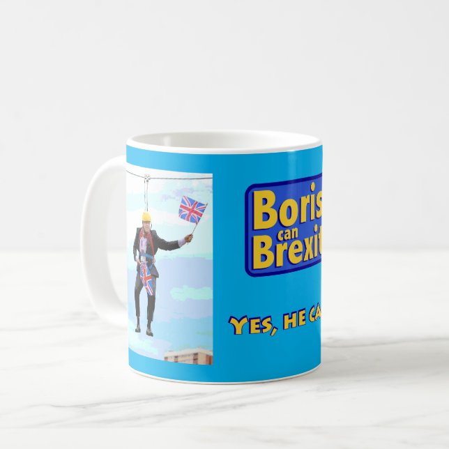 Mug Amusement Boris graphique Johnson Brexit d'image (Devant gauche)