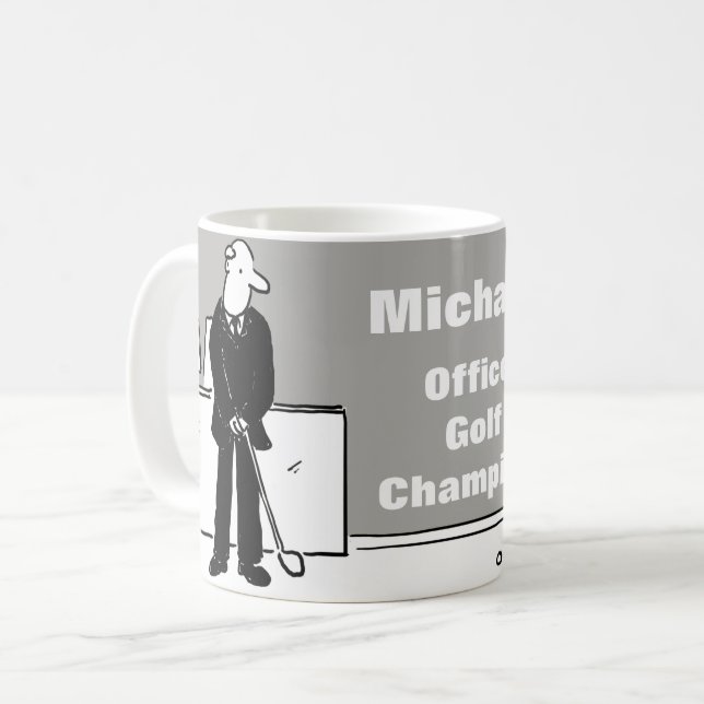 Mug Amusement design pour le golfeur (Devant gauche)