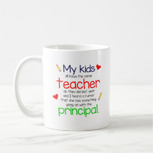 Mug Amusement enseignant à la maison  