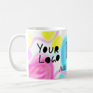 Mug Analyser pour payer ajouter Q R logo de l'entrepri