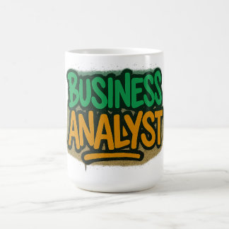 Mug Analyste commercial de style graffiti