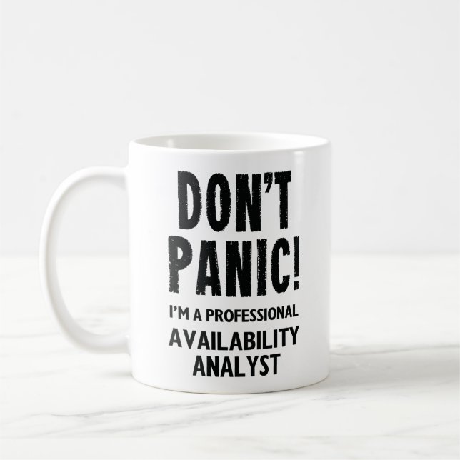 Mug Analyste de disponibilité (Gauche)