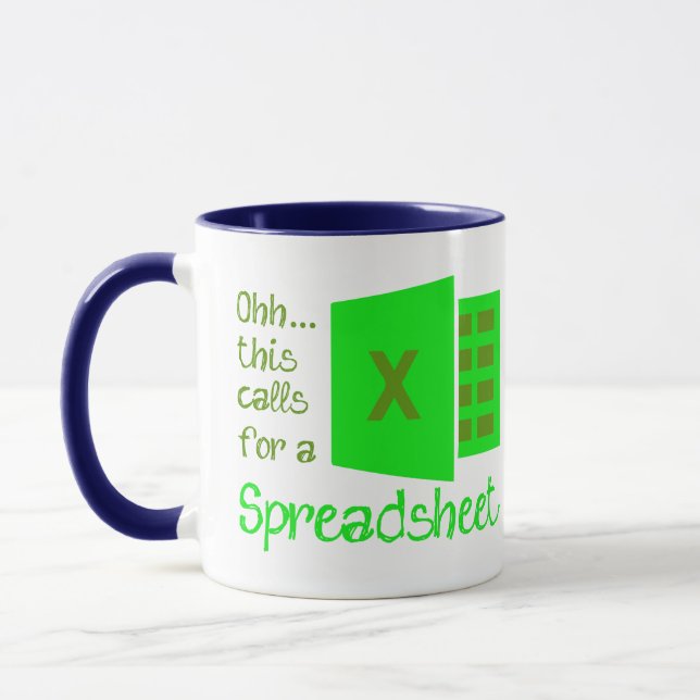 Mug Analyste de données - Ohh ceci appelle une feuille (Gauche)