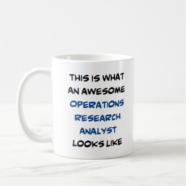 Mug analyste de recherche opérationnelle, génial (Gauche)