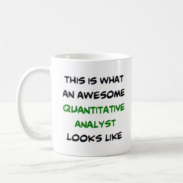 Mug analyste quantitatif, génial (Gauche)