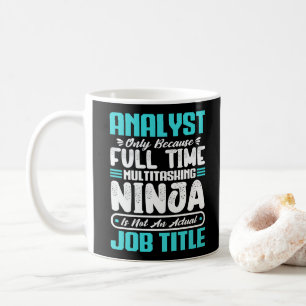 Mug Analyste Titre du travail Profession Amusante Anal