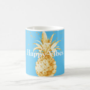 Mug Ananas Aqua Jaune