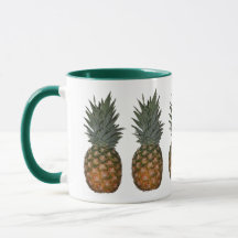 Ananas dans une boue de rangée