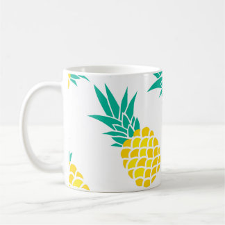 Mug Ananas Exotiques : Jaune Délice.