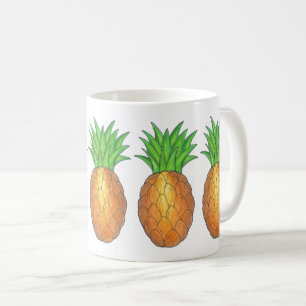 Mug Ananas Imprimer Fruit tropical Hawaiian Island