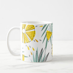 Mug Ananas juteux : motif vintage brillant.