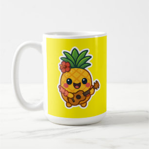 Mug Ananas souriant Kawaii - Tropical