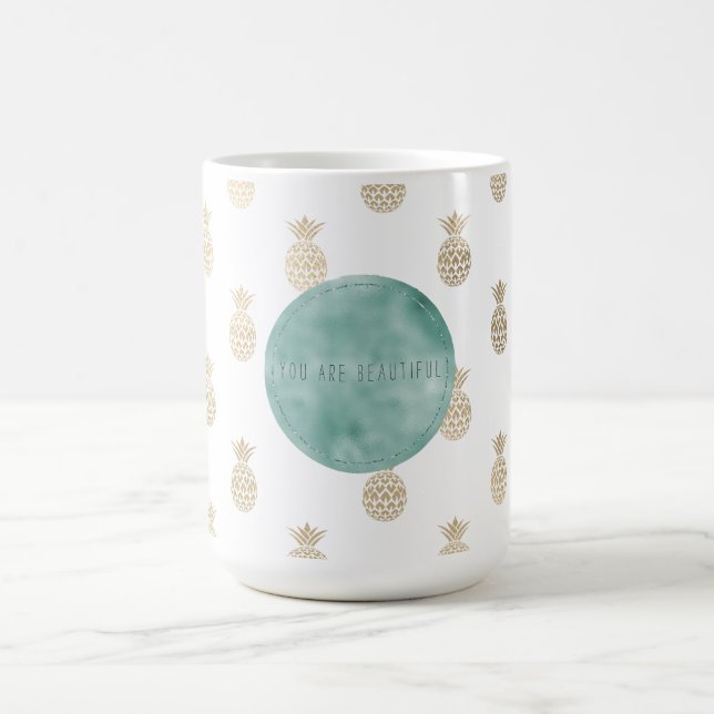 Mug Ananas Tropical Gold (Centre)