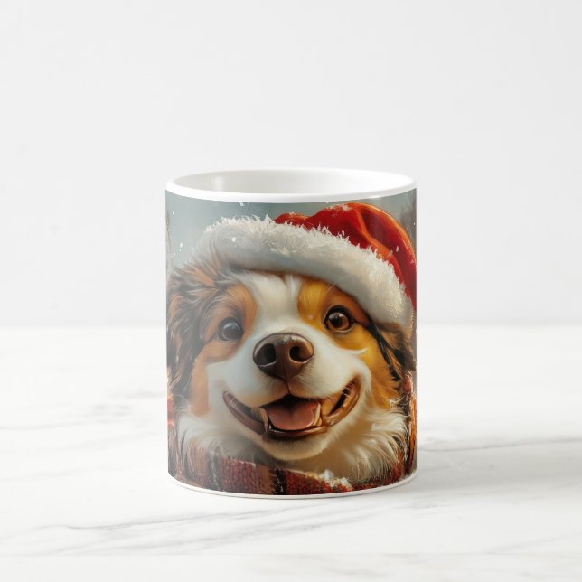 Mug Anatolie Berger Chien Roller Dessous de verre Noël (Centre)
