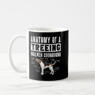 Mug Anatomie D'Un Coonhound Walker Treeing
