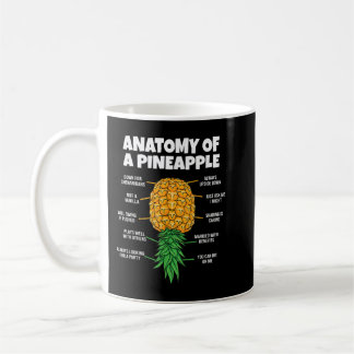Mug Anatomie D'Un Porteur D'Ananas Drôle À L'Arrière