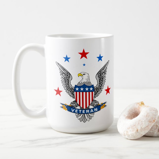 Mug Ancien aigle patriotique (Avec donut)