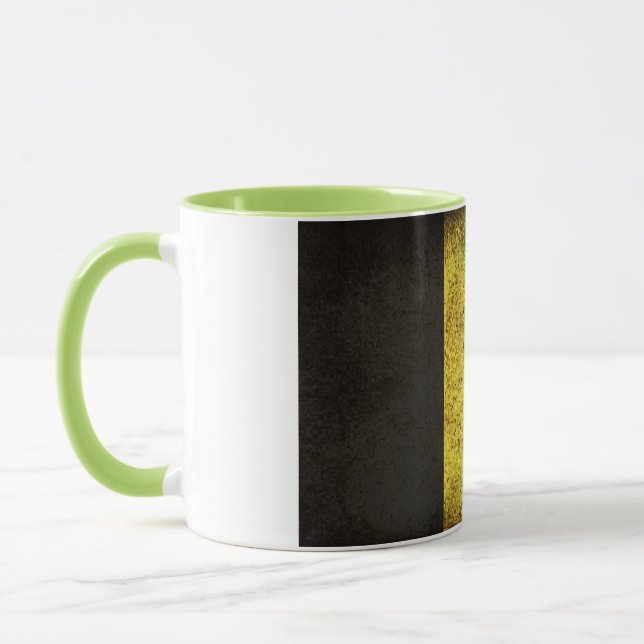 Mug Ancien Drapeau Belge Smudgy Céramique Couverte (Gauche)