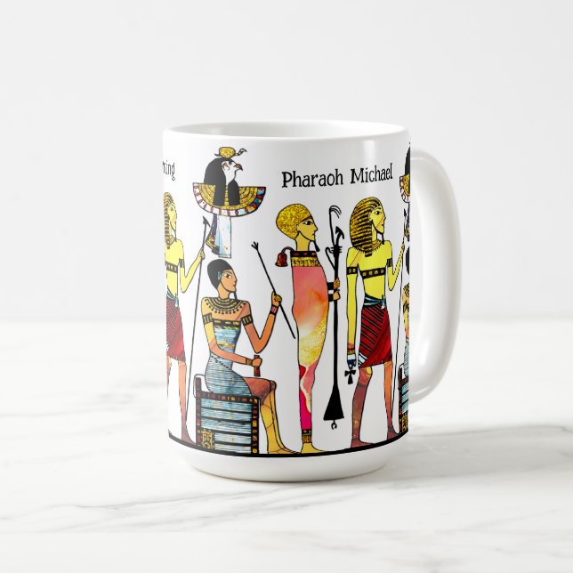 Mug Ancien Égypte Pharaons Lavish Ormamentation (Devant droit)