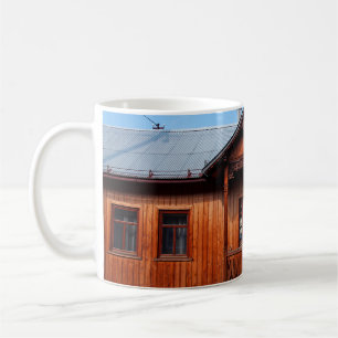 Mug Ancien logement de maison traditionnelle en bois, 