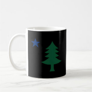 Mug Ancien Premier Drapeau De Maine E Tree Et Étoile 1