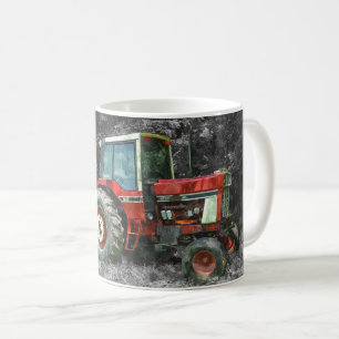 Mug Ancien tracteur international de pâte à café pe