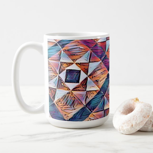 MUG ANCIENNE ANGLETERRE CARRELAGE SOL (Avec donut)
