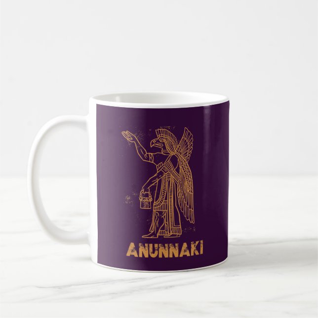 Mug Ancienne astronaute sumérienne théoricien Alien An (Gauche)