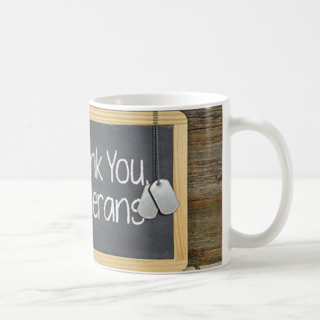 Mug anciens combattants merci sur le tableau noir (Droite)