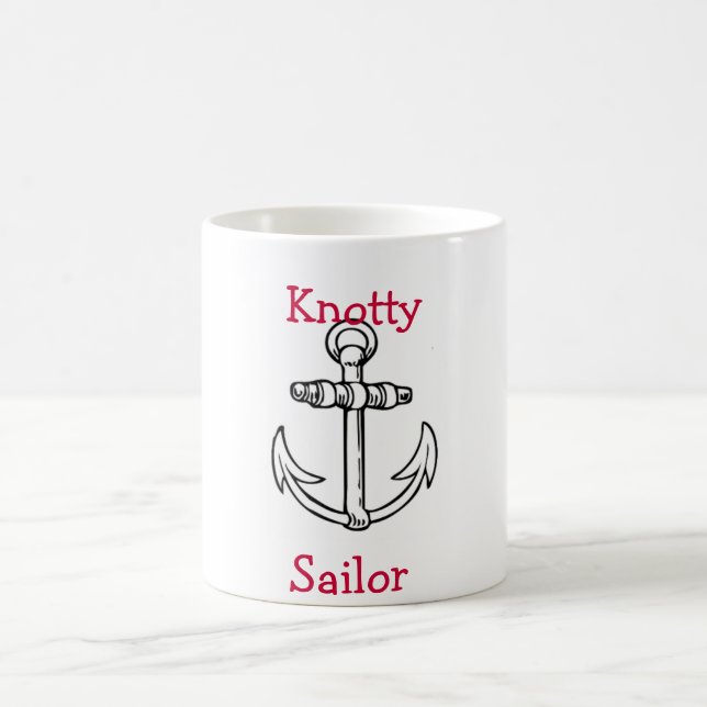 Mug Ancre inextricable personnalisable de marin (Centre)