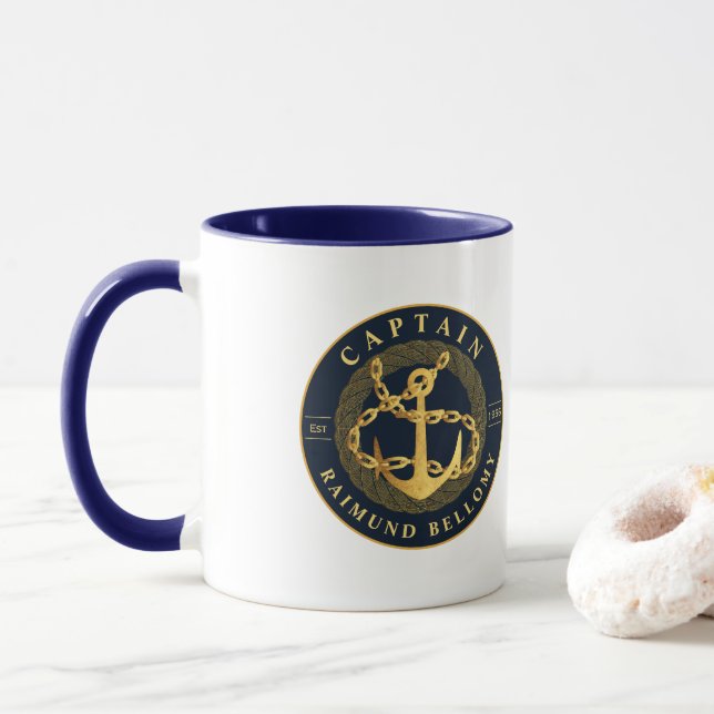 Mug Ancre or (Avec donut)