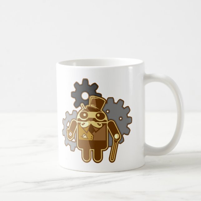 Mug Android de Steampunk (Droite)