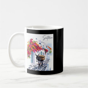 Mug Âne de l'île grecque de Santorin en grec tradition