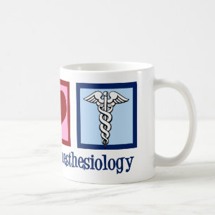 Mug Anesthésiologie Peace Love