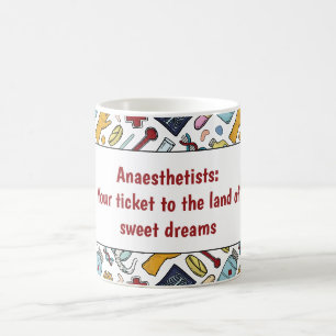 Mug Anesthésiste médecine pun docteur cadeau motif