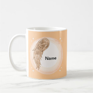 Mug ange chrétien à une aile