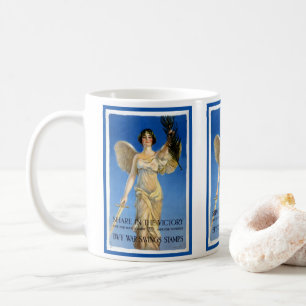Mug Ange de femme patriotique vintage, achetez des bon