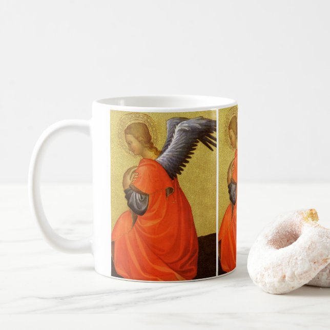 Mug Ange de la Renaissance par Maître du Bambino Vispo (Avec donut)