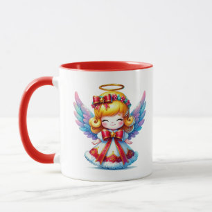 Mug Ange de neige de Noël