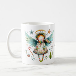 Mug Ange de Noël lunatique Joyeux Noël