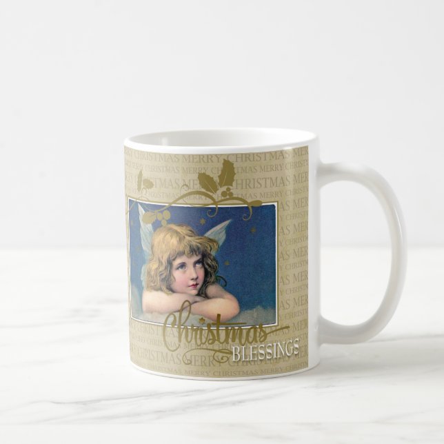 Mug Ange des bénédictions de Noël (Droite)