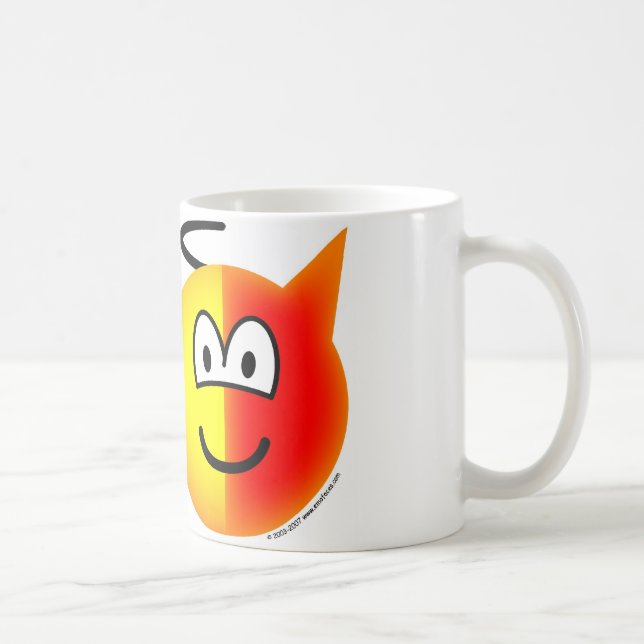 Mug Ange ou émoticône de diable (Droite)