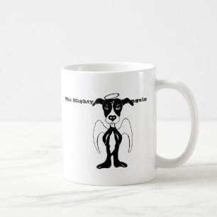 Mug Ange puissant de pitbull, notre devise : Ne
