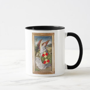 Mug Ange tenant un bouclier