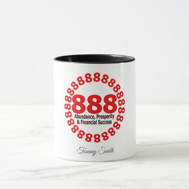 Mug Angel Numéro 888 - Abondance et Bénédictions infin (Centre)