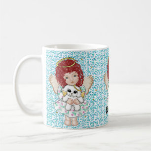 Mug Angel tenant chien