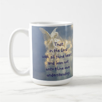 Mug  Angel Trust in the Lord Quote Inspirational