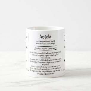 Mug Angela, l'origine et la signification et votre